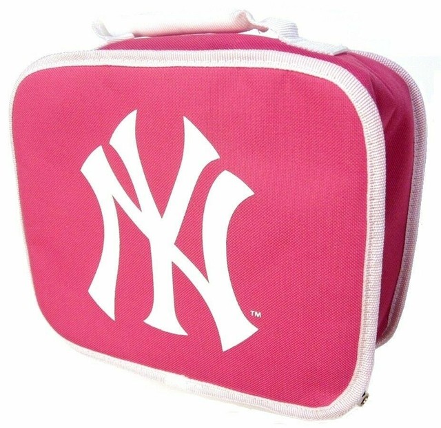 Lunchbox MLB Baseball New York Yankees lunch box pink handle NEW eBay