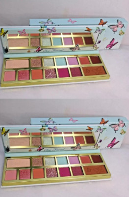 TOO FACED TOO FEMME ETHEREAL EYE SHADOW AND PRESSED PIGMENT PALETTE NWB 2PCS