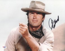 Clint Eastwood Signed 11x14 Photo Authentic Autograph PSA/DNA LOA