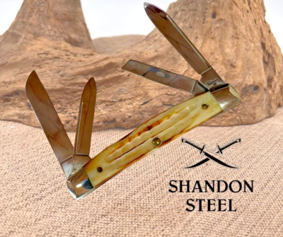 Rare Case XX SC64052 1994 Congress 4 Blade Pocket Knife Second Cut