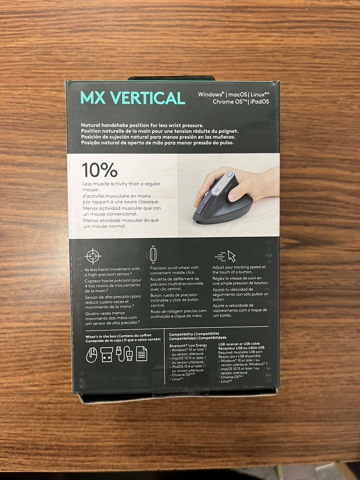 Logitech MX Vertical Advanced Ergonomic Wireless Mouse (910-005447)