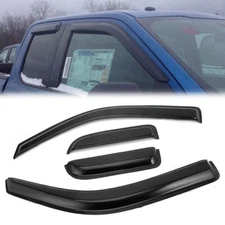 For 2004-2014 Ford F-150 SuperCab Window Visors Sun Shade Rain Guards Deflector