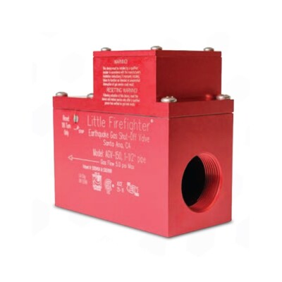 Little Firefighter Automatic Shut-off Valve - AGV150 1-1/2'' Horizontal