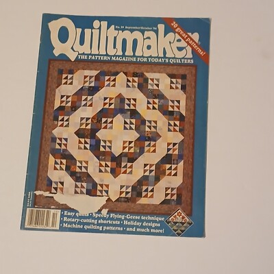 Quiltmaker Magazine September/October 1994 Rotary Cutting Shortcuts