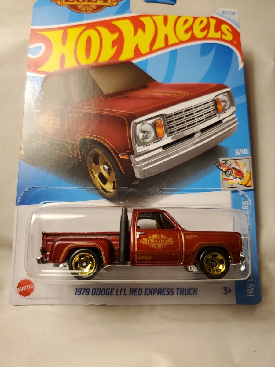 2024🔥 Hot Wheels 🛞 Celebration Racers 3/10, 1978 Dodge Li'l Red