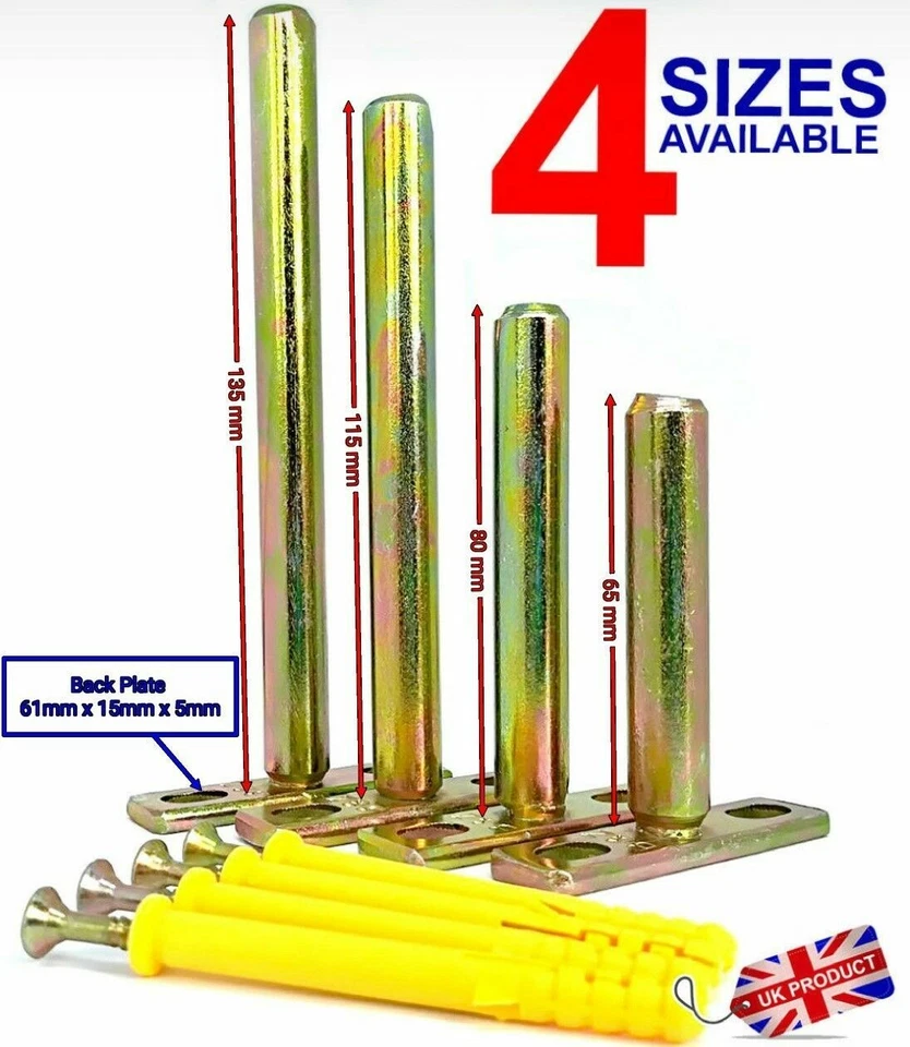 B&Z Concealed Shelf Bracket Floating Hidden Support Screw Mounting Plate 8 sizes - Image 4 of 4