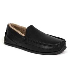 DEER STAGS Men's Slipperooz Nordic Spun Slippers Color Black Size 7