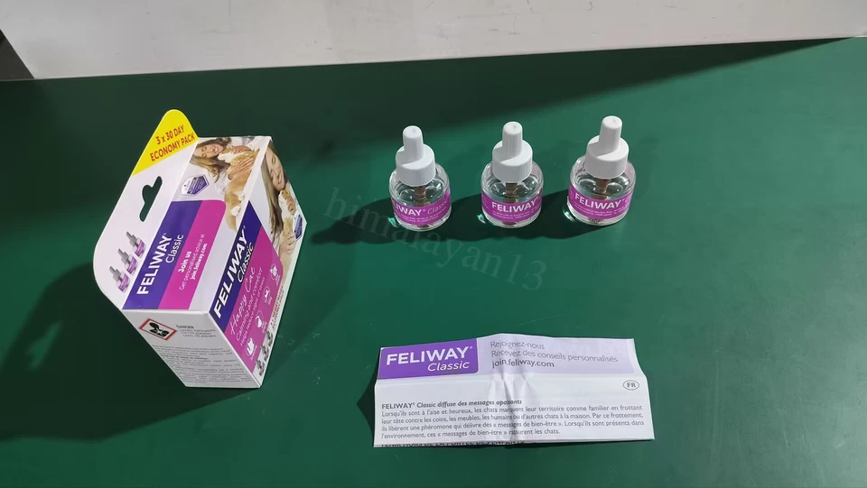 FELIWAY Optimum/Classic/Friends 3 x 30 Day Refill 48ml Value Pack Cat Calming - image 4 of 4