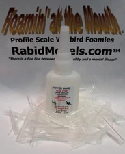 HYPERBOND *THIN* SUPER GLUE - 2 oz pin-cap CA Cyanoacrylate WITH GLUE TIPS TOO