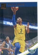 2019 Panini Donruss WNBA Base Card #56 Kaela Davis - Dallas Wings