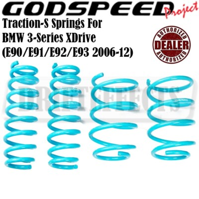 #ad #ad GODSPEED TRACTION S LOWERING SPRINGS KIT FOR BMW 3 SERIES XDRIVE E90 E91 E92 E93 $180.00