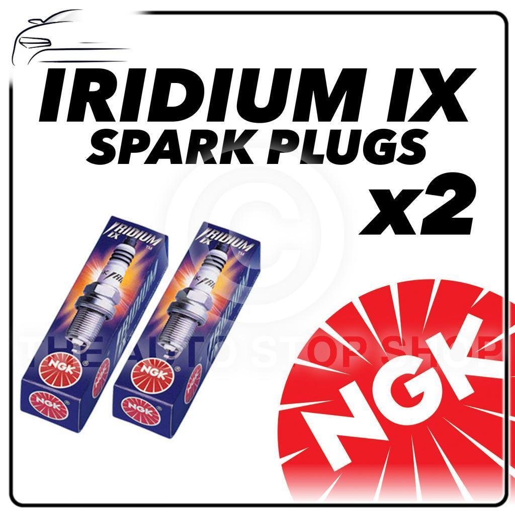 2x NGK SPARK PLUGS Part Number BR6HIX Stock No. 3419 Iridium IX New Genuine