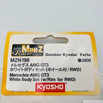 Kyosho Mini-Z body Mercedes-AMG GT3 White body Set MZN198 | eBay
