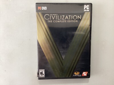 Sid Meier Civilization Complete Edition PC Firaxis 2K E 10+ Manual