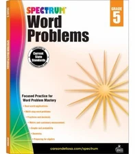 Word Problems, Grade 5 Paperback