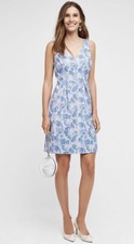 NEW Anthropologie Moulinette Soeurs Willow Lake Dress Size 4 Blue