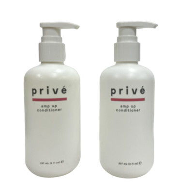 Prive Amp Up Conditioner (237mL / 8oz) NEW; Lot Of 2