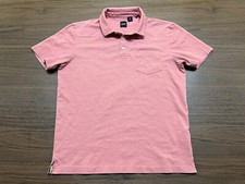 HUGO BOSS Men s Salmon/Pink Short-Sleeve Polo Shirt - Medium