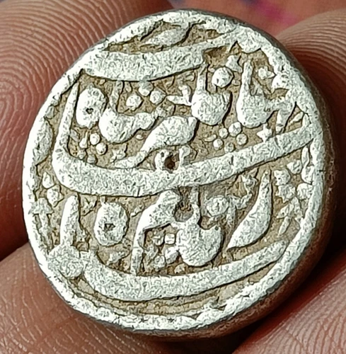#H99#Mediaeval India MUGHAL Jahangir  Silver rupee 1605-1630 AD LAHORE Mint
