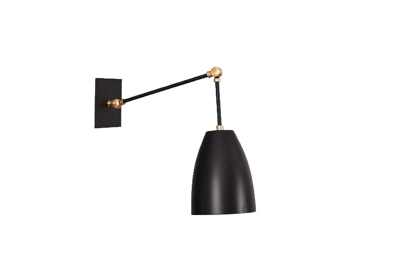 Pared de mediados de siglo modernos de latón accesorios de iluminación