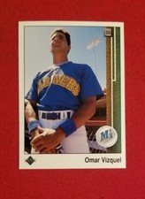 1989 Upper Deck Omar Vizquel ROOKIE RC #787 High Series FREE SHIPPING