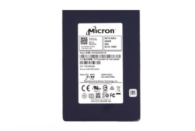 SSD Dell 480 Go SATA 2,5 Pouces Interne - DP/N : 03DCP0 - Neuf