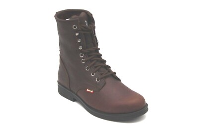 CACTUS FOOTWEAR WORK BOOTS L802 DARK BROWN SLIP RESISTANT MEMORY FOAM WOMEN'S