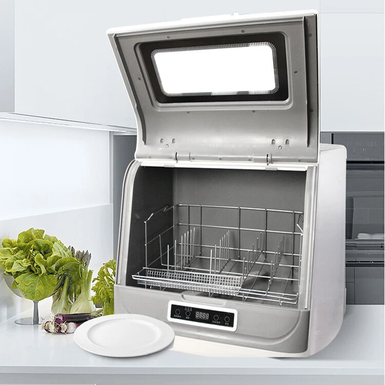 Mini Countertop Dishwasher Apartment Camper Compact Dishwasher 3 Programs  1200W