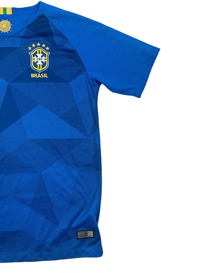 Nike Brazil 2018 Away Football Shirt Soccer Jersey Sz XL Youth eBay