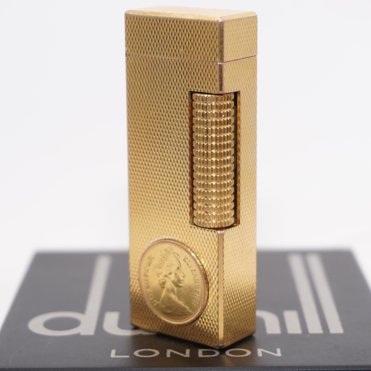 dunhill ゴールドトーン アンティーク雑貨 Rare Vintage Dunhill Gold Plated Slim Lighter | eBay