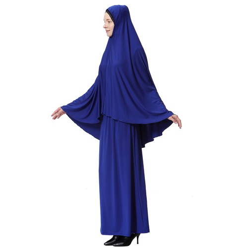 Women's Prayer Set Abaya Caftan Long Dress Arab New Hijab Skirt Islamic Clothing - 第 82/151 張圖片