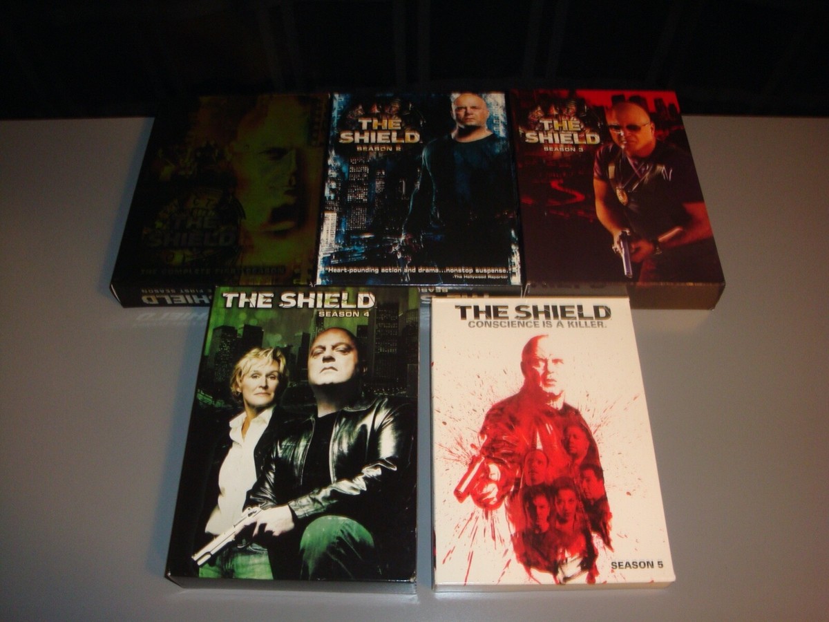 The Shield 1-5 TV Series DVD Lot Seasons Cop Drama Crime