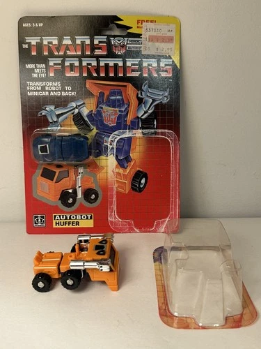 Huffer with Sealed Minispy and Cardback - Vintage G1 Transformers