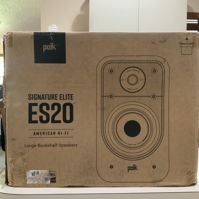 Polk Audio Signature Elite ES20 Bookshelf Speakers - Black