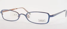 Inface Danish Design if 8197 611 Blue UNIQUE EYEGLASSES FRAME 47-18-125 (NOTES)