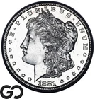 1881-S Morgan Silver Dollar Coin, Flashy Proof-Like Solid Gem BU++