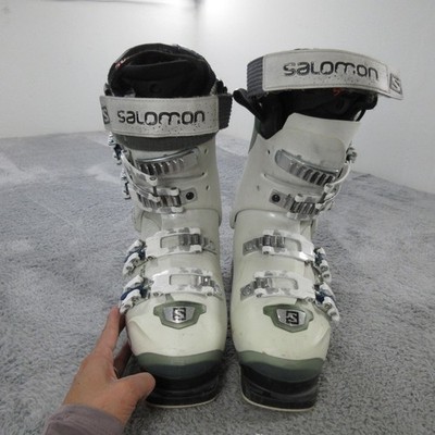 Salomon X Pro W 90 Flex Womens Ski Boots Mondo 23.5 White Custom Shell Surefoot