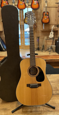 Takamine 12 String Acoustic Electric EF385 w Takamine Logo Case & Owners Manual