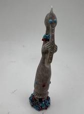Zuni Kokapelli Antler Fetish by Ethan Lowsayatee *SIGNED* New Flute F6721