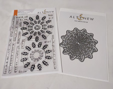 Altenew Leaf Medallion Stamps Die Set Never Been Used Cling Cardmaking Crafts