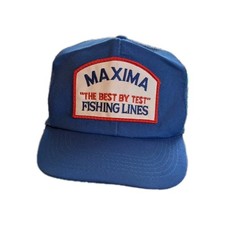 Vintage Snap Back Hat Maxima Fishing Trucker Hat Fisherman Outdoors