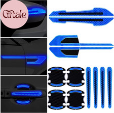 12 Pieces Reflective Car Stickers Set Rearview Mirror Reflective Warning Sticker