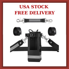 Leather Firefighter Radio Strap and Holder, Reflective Leather Radio Holster Set