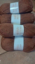 Knit Picks Wool of the Andes Perecian Highland Wool Amber Heather 7 Skeins