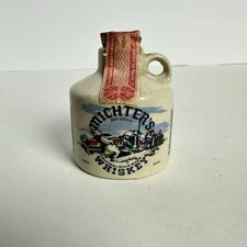 Vintage 1976 Michter’s Ceramic Whiskey Jug Liquor 1/10 Pint - Empty 