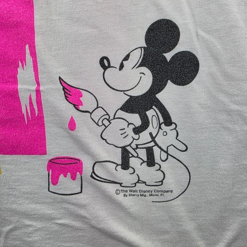 VTG Sherry's Best 90s Mickey Mouse York Beach Maine T-Shirt White Size 2XL - Picture 11 of 16