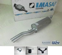 Imasaf ESD Auspuff Endtopf + Anbauteile für Audi A4 + Avant 1.8 T (B5) 1997-2001