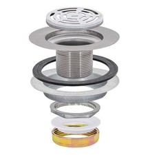 EZ-FLO Kitchen Sink Strainer with Flange and Die-Cast Nut, Stainless Steel Fl...