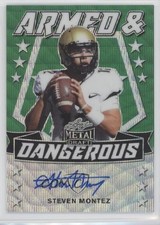 2020 Leaf Metal Draft Armed & Dangerous Green Wave 2/5 Steven Montez Auto uk2