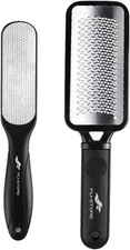 Fu Store 2 Pack Foot File Callus Remover Stainless Steel Pedicure Rasp Dual